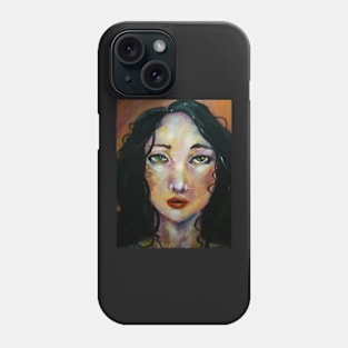 Riley (colorful portrait) Phone Case