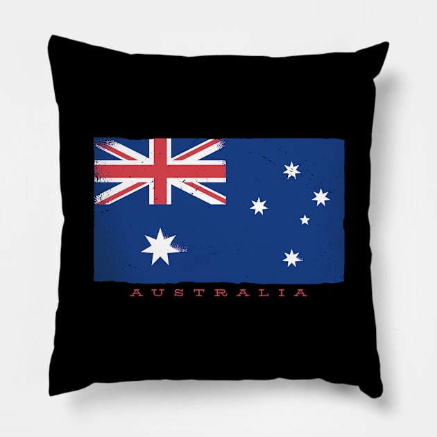 Australian Flag Pillow by EarlAdrian