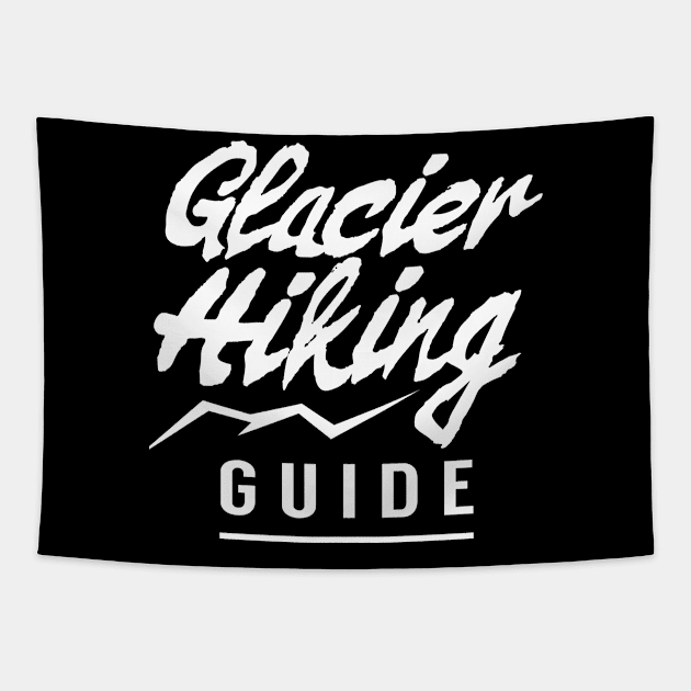 Hiker Team Hike Hiking Glaciers Glacier Hiking Tapestry by dr3shirts