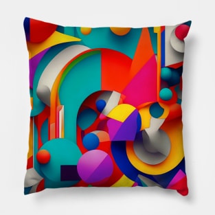 A surreal, abstract NFT artwork. Pillow