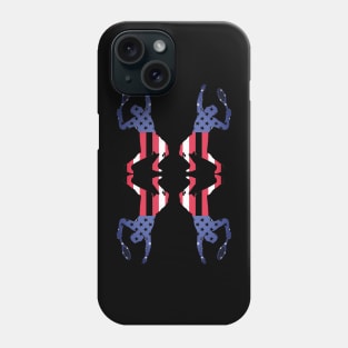 US Open tennis player reflected Phone Case