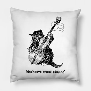 Darkwave Music Playing Pillow