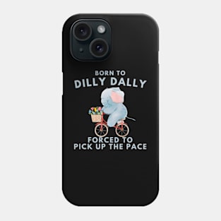 Born To Dilly Dally Retro Vintage Relaxed Phone Case