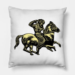 Scythian warrior - ancient Greek-Scythian art Pillow