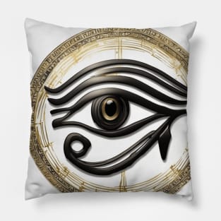 Eye of Horus Gold Shadow Silhouette Anime Style Collection No. 221 Pillow