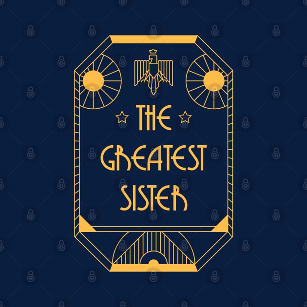 The Greatest Sister - Art Deco Medal of Honor by Millusti