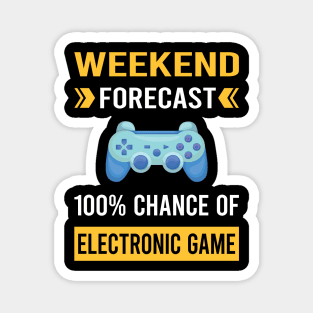 Weekend Forecast Electronic Game Games Magnet