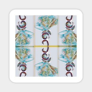 Abstract Tassels Magnet