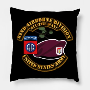 82nd Airborne Div - Beret - Mass Tac - Maroon  - 1 Recon Sqn 17th Cav Pillow