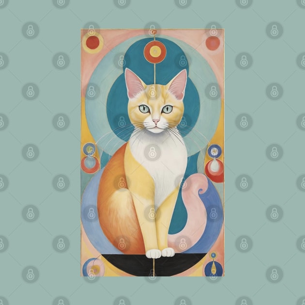 Hilma af Klint's Whimsical Feline Ensemble by FridaBubble