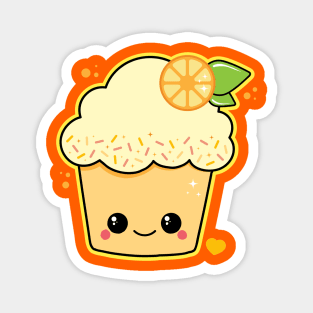 Kawaii Lemon Muffin Magnet