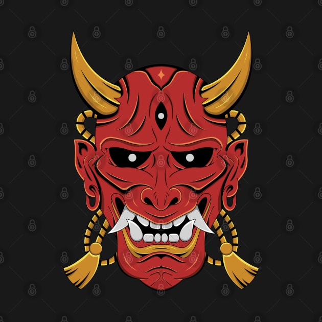 Red Oni Mask by Fxs.std