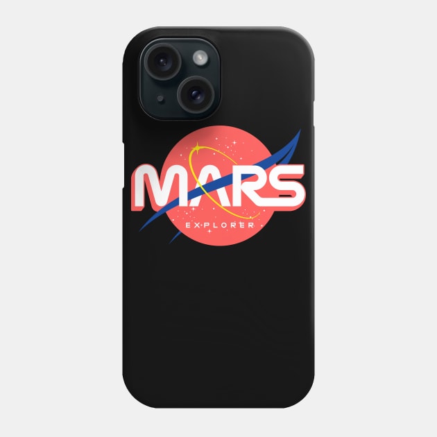 Mars Explorer Phone Case by CHAKRart