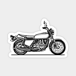 GL1000 Motorcycle Sketch Art Magnet