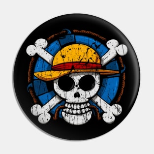 One Piece Straw Hats Pin