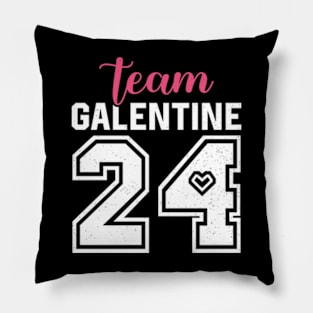 Team Galentine Day 2024 Feb 13 Girls Night Out Wine Drinking Pillow