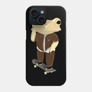 skateboarder frog Phone Case