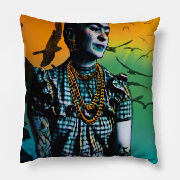 Big Frida Pillow by Esoteric Fresh 