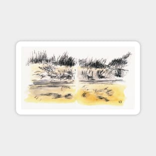 Dunes - Sketching at the Beach Magnet