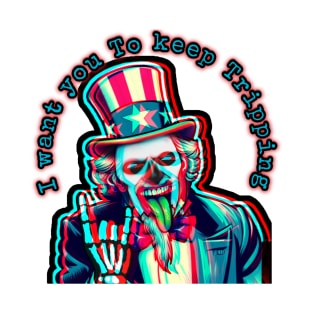 Tripping uncle Sam T-Shirt