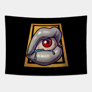 White Lip Service Tapestry