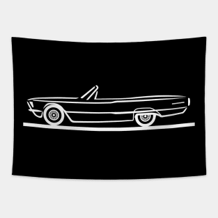 1966 Ford Thunderbird Convertible White Tapestry