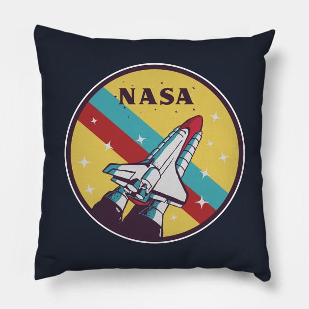 Nasa Space - Vintage Pillow by joesemelah