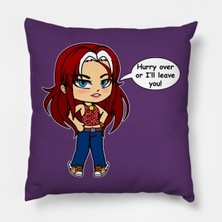 Crazy Taxi Gena in Gacha Club Style Pillow