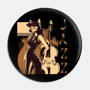 Jazz Cat Pin