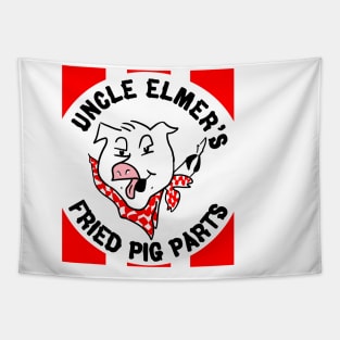 Uncle Elmer's Fried Pig Parts Tapestry