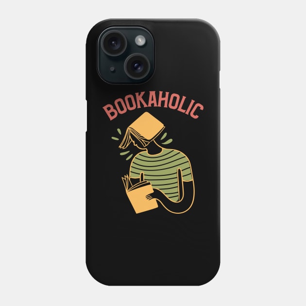 Bookaholic - Book Lover's Exclusive Design Phone Case by Kamran Sharjeel