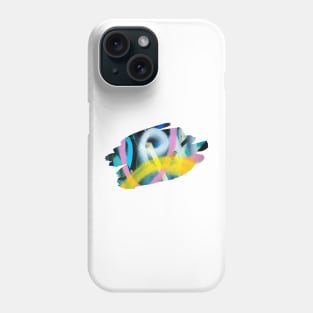 Graffiti Splash Art Print Pastel Phone Case