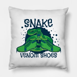 Snake Venom Shoes Pillow