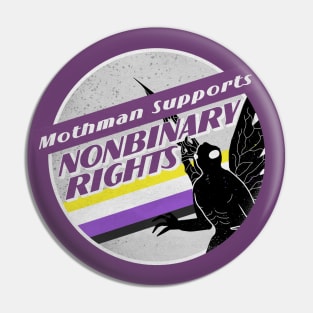 Nonbinary Pride Mothman Pin