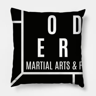 Modern Martial Arts Logo Pillow