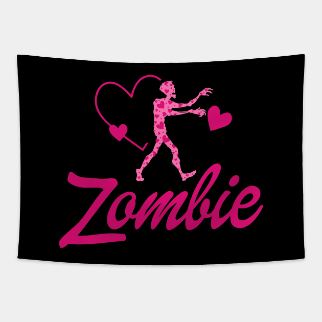 Cute Funny Zombie Mens Kids Womens Halloween Tapestry by KsuAnn