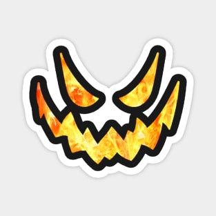 halloween scary evil pumpkin funny pumpkin head Magnet