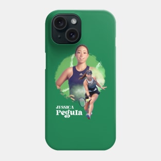 Jessica Pegula cartoon anime Phone Case