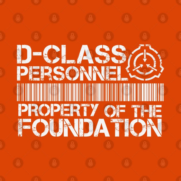 D-Class Personnel White Stamp Design by Toad King Studios