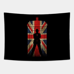 9th in Union jack Tapestry