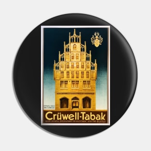 Vintage German Cruwell Tobacco Advertisement Pin
