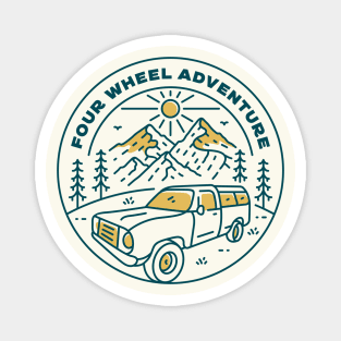 Four Wheel Adventure Magnet