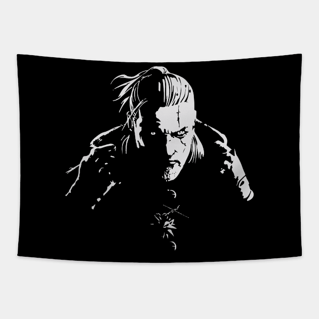 Geralt of Rivia Tapestry by IamValkyrie