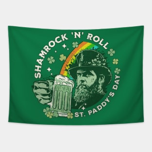 St Patricks Day Shamrock n Roll Tapestry