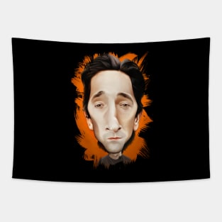 Adrien Brody caricature Tapestry