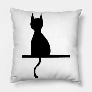 Shadow Cat Pillow