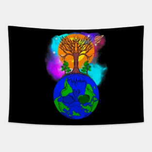 Save the planet Tapestry