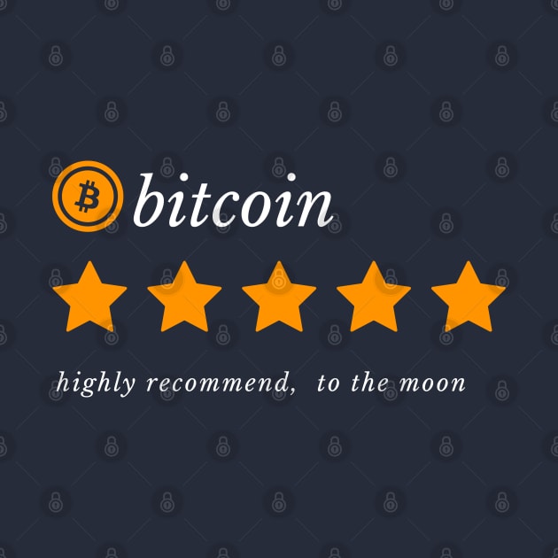 Bitcoin,  Highly Recommend,  To the moon  Five Star Review by Metavershort