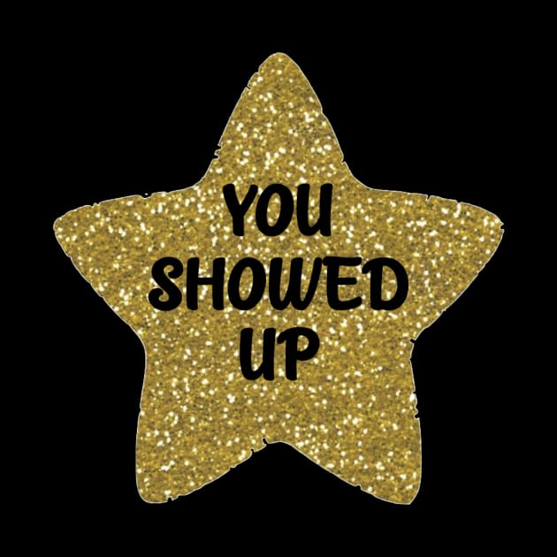 You Showed Up Sarcastic Sticker by Bododobird