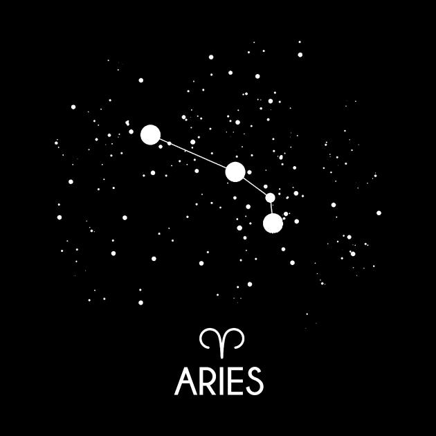 Aries Constellation Zodiac Symbol by Wolfek246